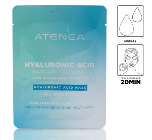 MASCARILLA HIDRATANTE CON ACIDO HIALURONICO ATENEA