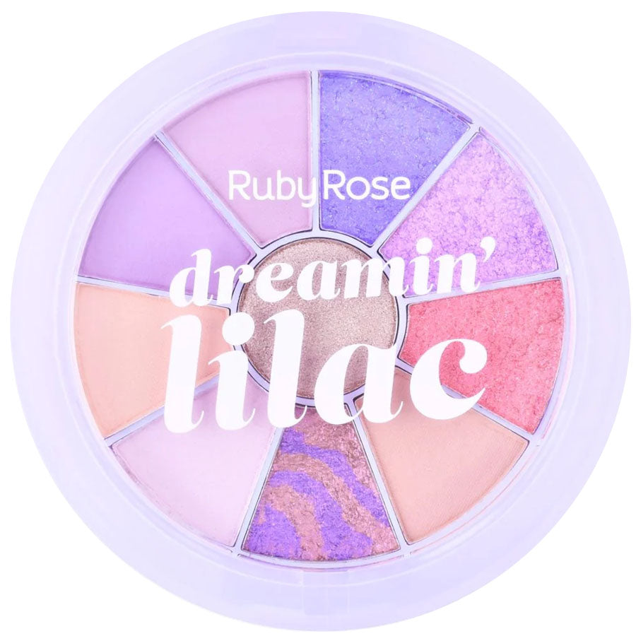 MINI PALETA DE SOMBRAS & HIGHLIGHTLER X 9 RUBY ROSE