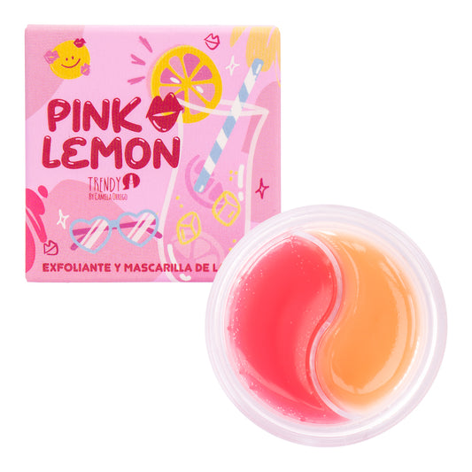 DUO EXFOLIANTE + MASCARILLA DE LABIOS PINK LEMON TRENDY