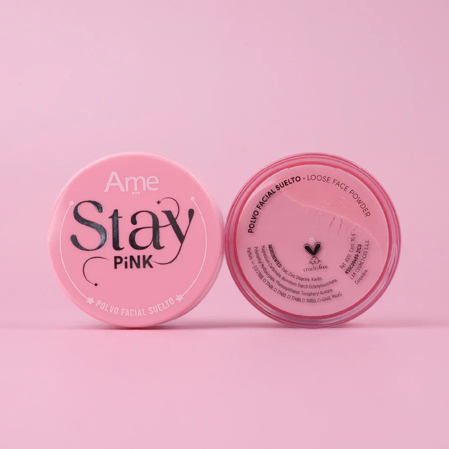 POLVO SUELTO ROSADO STAY PINK AME 10gr