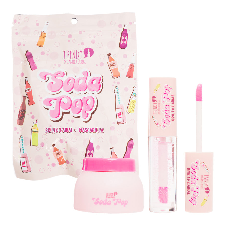 KIT DE LABIOS SODA POP BRILLO Y MASCARILLA