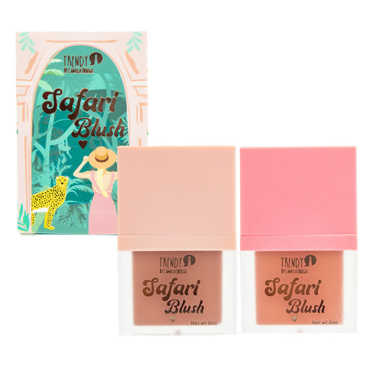 KIT DUO RUBOR LIQUIDO SAFARI BLUSH TRENDY