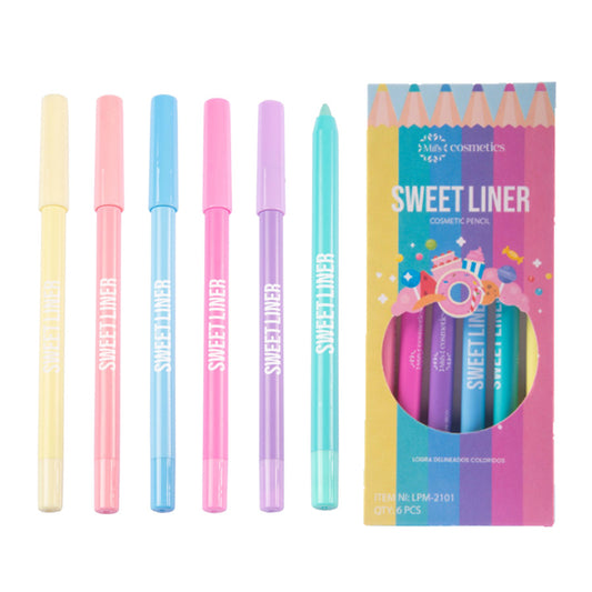 KIT X 6 LAPICES DELINEADORES CON AMARILLO SWEET MIIS