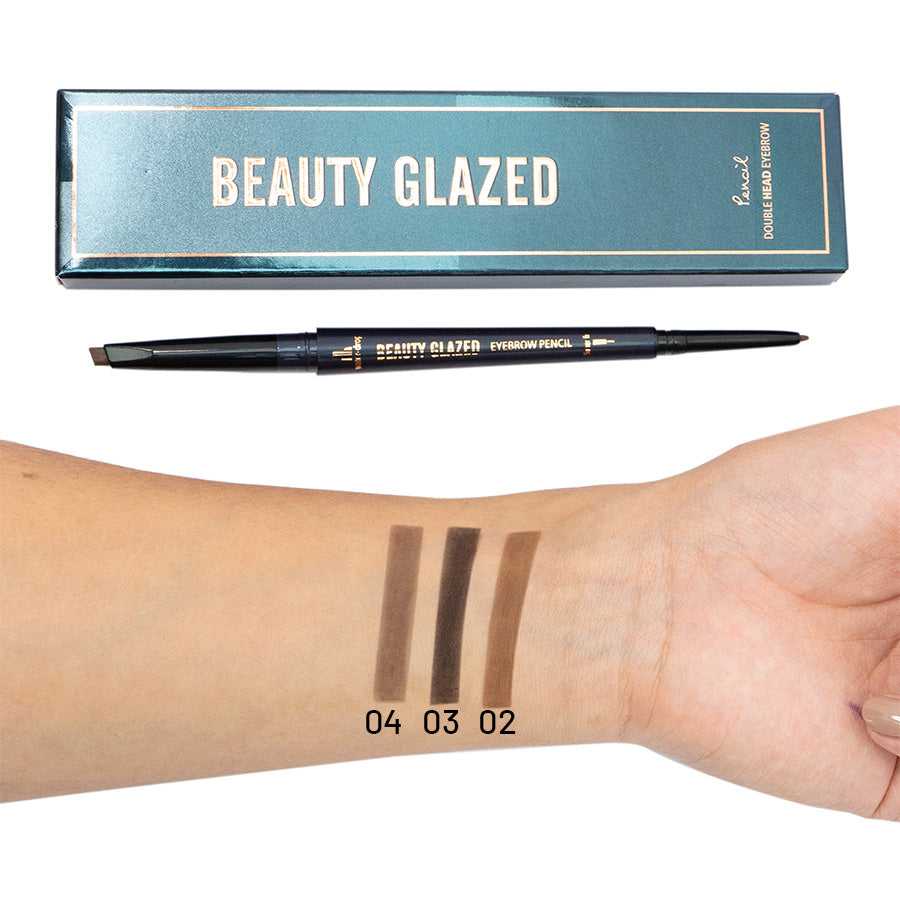 LAPIZ PARA CEJAS PROFESIONAL DOBLE PUNTA BEAUTY GLAZED