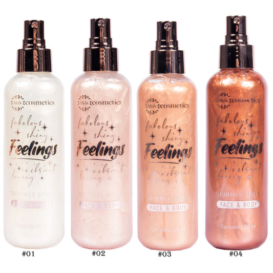 SHIMMER SPRAY FEELINGS MIIS COSMETICS 190ml