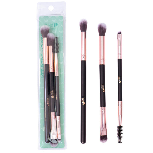 KIT BROCHA TRENDY OJOS X 3 GENERICA BT06