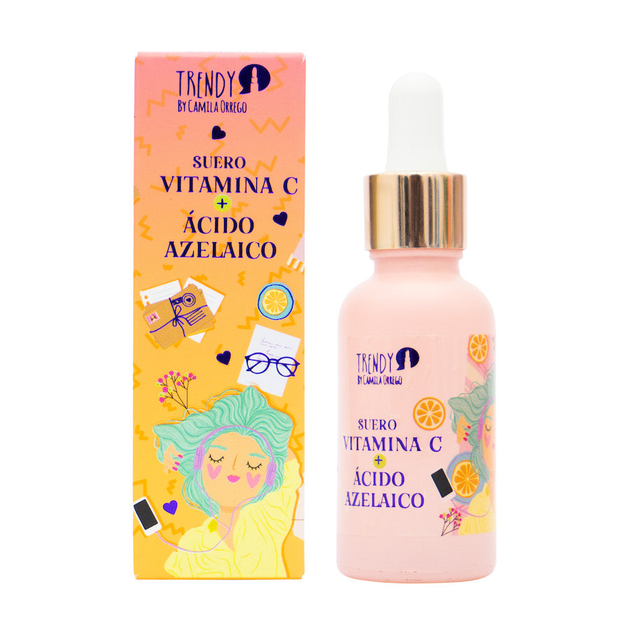 SUERO DE VITAMINA C + ACIDO ÁZELAICO TRENDY 30ML